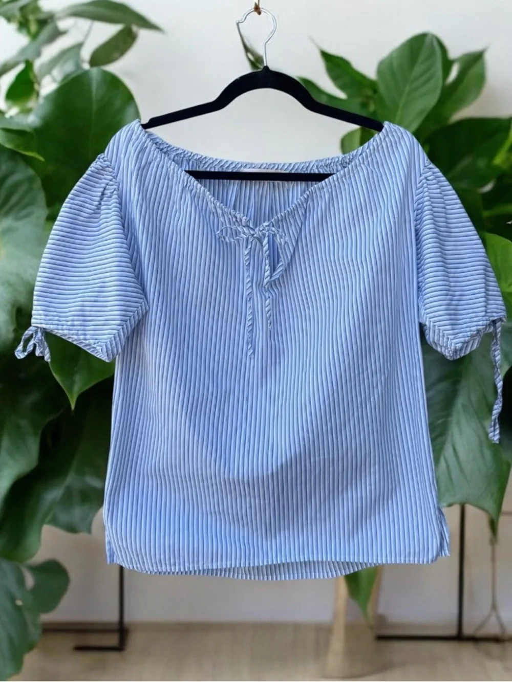 Tory Burch Ariana Stripe Top XS